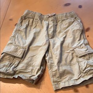 Tan cargo shorts